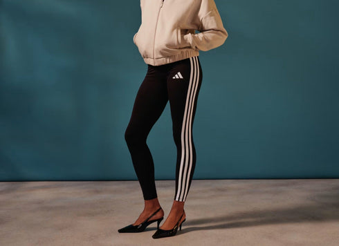 ADIDAS SPORTSWEAR ESSENTIAL 3-STRIPE LEGGING - BLACK